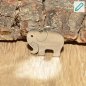 Preview: Elefanten Charm mit Karabiner - komplett aus Edelstahl 304, optional mit Gravur