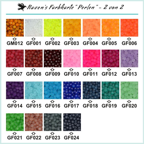 Wähle aus 53 Perlenfarben Deine Lieblingsfarbe für die Gestaltung Deiner individuellen Schneeflocken Ohrringe / Ohrhänger!